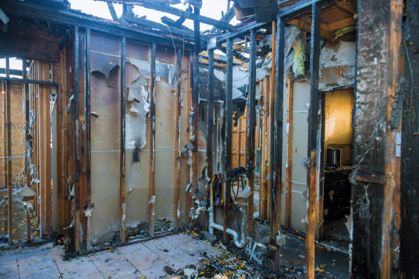 Professional Fire Damage Assessment technician working in Le Center, MN
